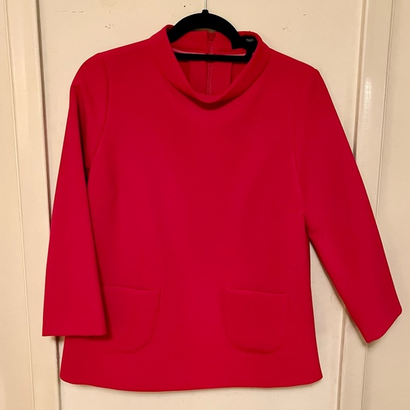 Pink Tartan Cherry Red Top (S) - Picture 1 of 5